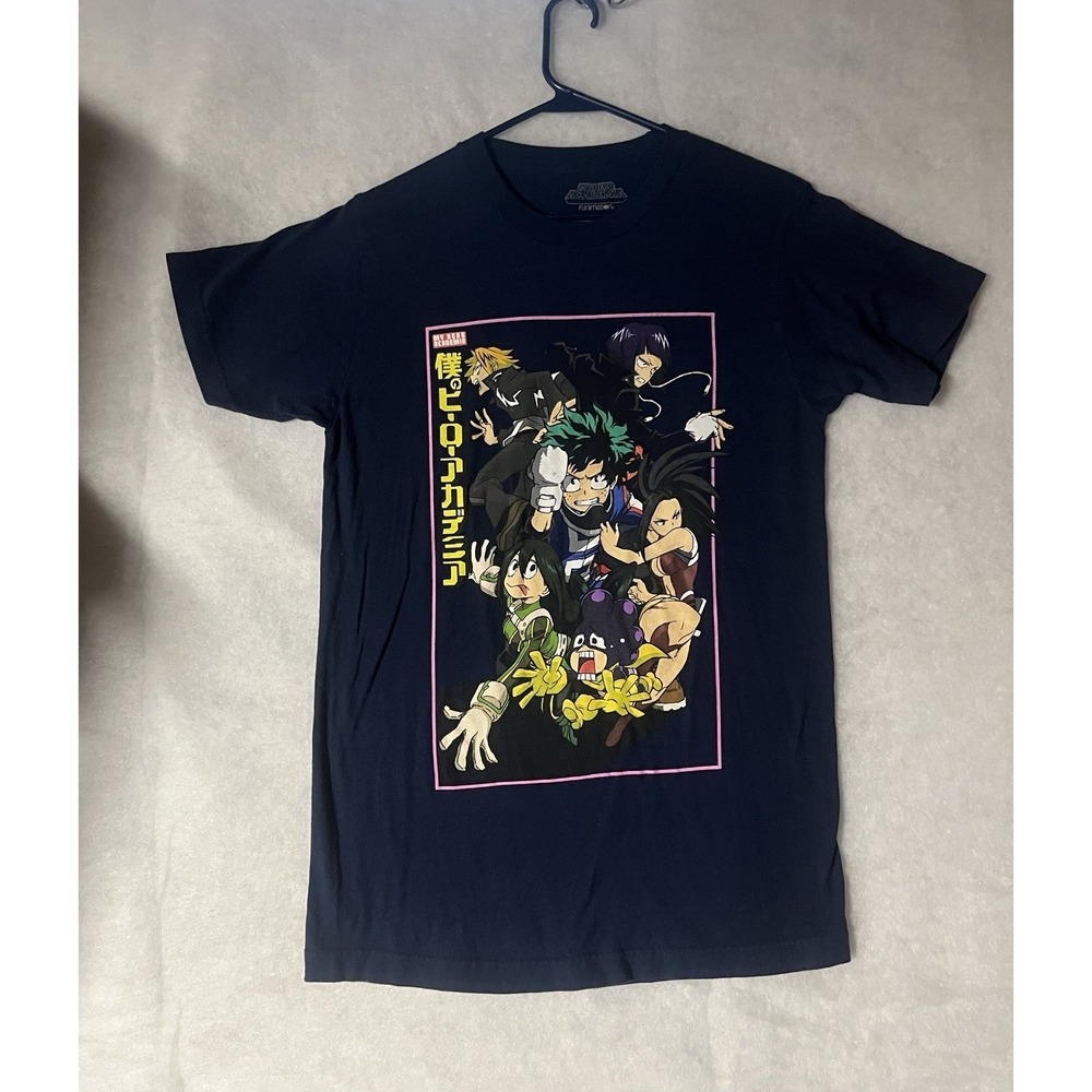 My Hero Acedemia Shirt Size Small Anime Print Navy Blue